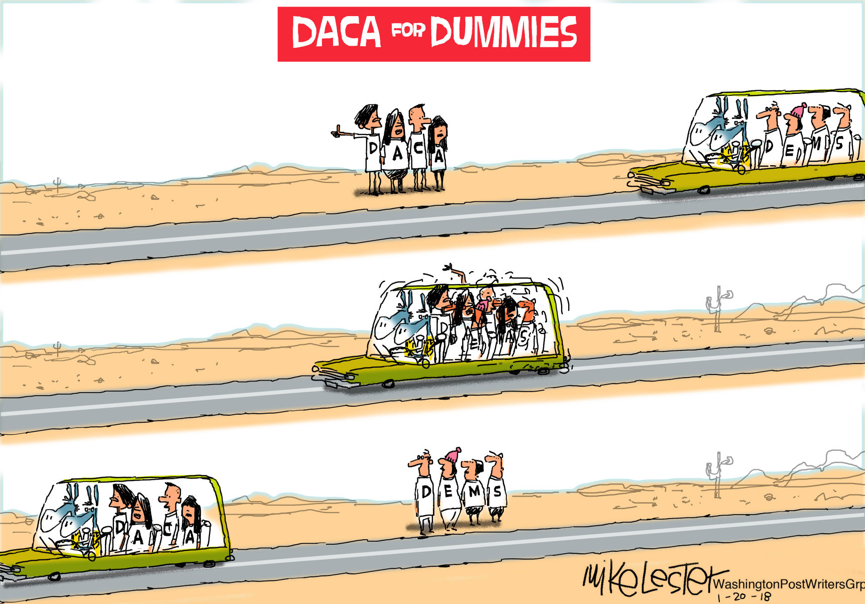 Mike Lester cartoon